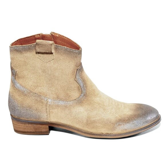 NEW BAND OF THE FREE Suede Sycamore Western Booties Sand for women 462mn - Picture 5 of 5